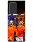 Funda personalizada para teléfono con 2 mascotas 'Holland Doggos'