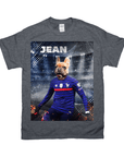 Camiseta personalizada para mascotas 'France Doggos Soccer'