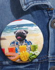 Pin personalizado The Beach Dog(s) (1 - 4 mascotas) 