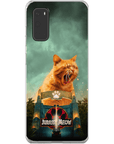 Funda para móvil personalizada 'Jurassic Meow'