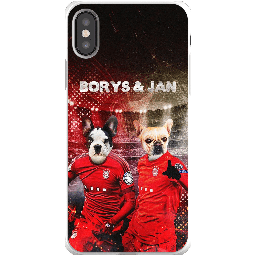 Funda personalizada para teléfono con 2 mascotas &#39;Poland Doggos&#39;