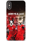 Funda personalizada para teléfono con 2 mascotas 'Poland Doggos'