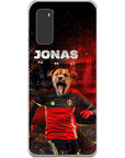 Funda para móvil personalizada 'Belgium Doggos Soccer'