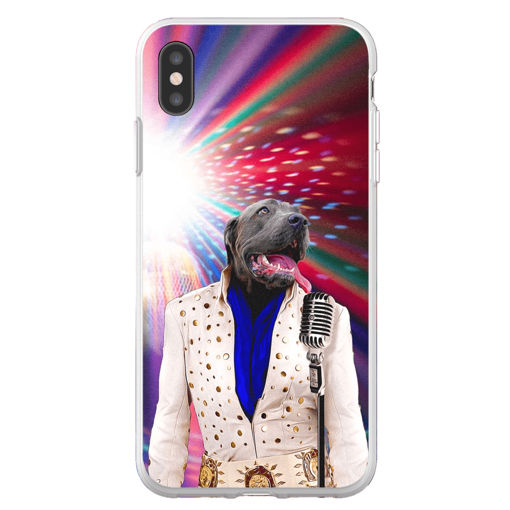 Funda para teléfono personalizada &#39;Elvis Pawsley&#39;