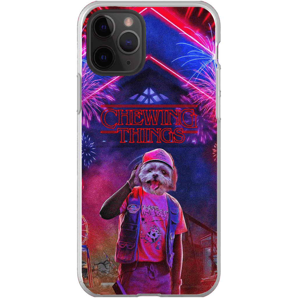 Funda para móvil personalizada &#39;Masticar cosas&#39;