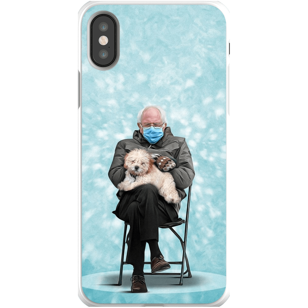 Funda para móvil personalizada &#39;Bernard y su mascota&#39;