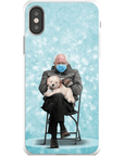 Funda para móvil personalizada 'Bernard y su mascota'