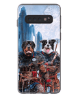 Funda personalizada para teléfono con 2 mascotas 'The Viking Warriors'