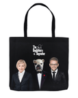 Bolsa de tela personalizada para mascotas/humanos 'The Dogfathers &amp; Dogmother'