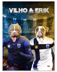 Póster Personalizado para 2 mascotas 'Finland Doggos'