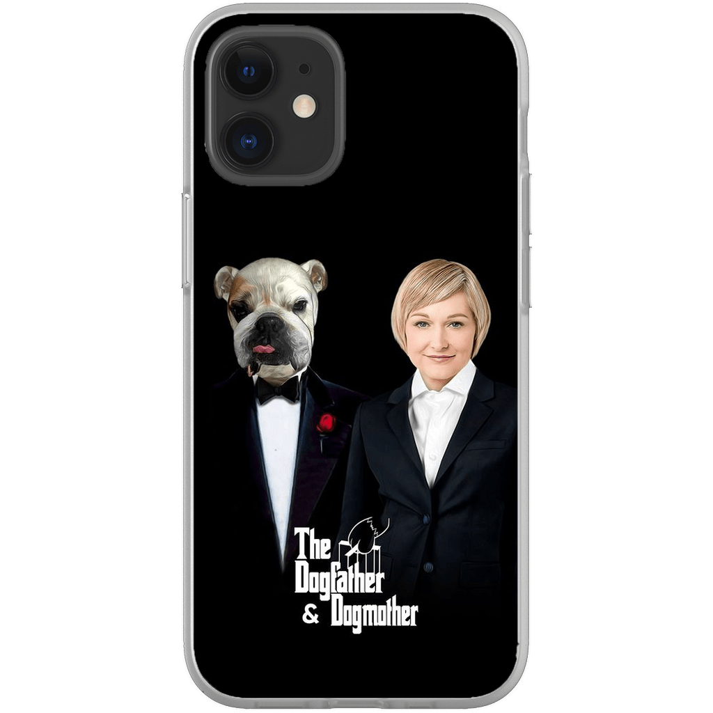 Funda personalizada para teléfono humano o mascota &#39;The Dogfather &amp;amp; Dogmother&#39;