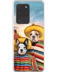 '2 Amigos' Funda personalizada para teléfono con 2 mascotas