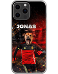 Funda para móvil personalizada 'Belgium Doggos Soccer'