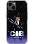 Funda para móvil personalizada 'Gato de negro'