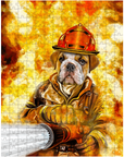 Puzzle personalizado para mascotas 'El Bombero'