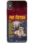 Funda personalizada para teléfono con 2 mascotas 'Pup Fiction'