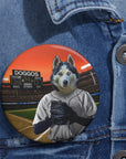 El pin personalizado del jugador de béisbol