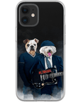 Funda personalizada para teléfono con 2 mascotas 'AC/Doggos'