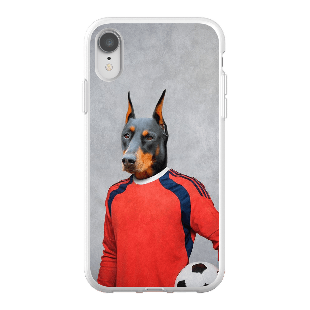 Funda para móvil personalizada &#39;El portero de fútbol&#39;