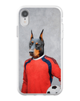 Funda para móvil personalizada 'El portero de fútbol'