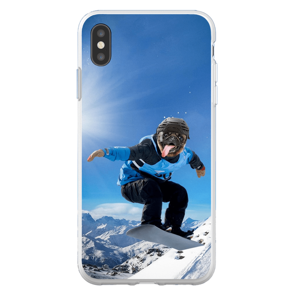 Funda para móvil personalizada &#39;El snowboarder&#39;