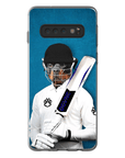 Funda para teléfono personalizada 'El jugador de críquet'