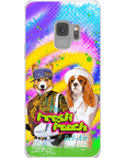 Funda personalizada para teléfono con 2 mascotas 'The Fresh Pooch'