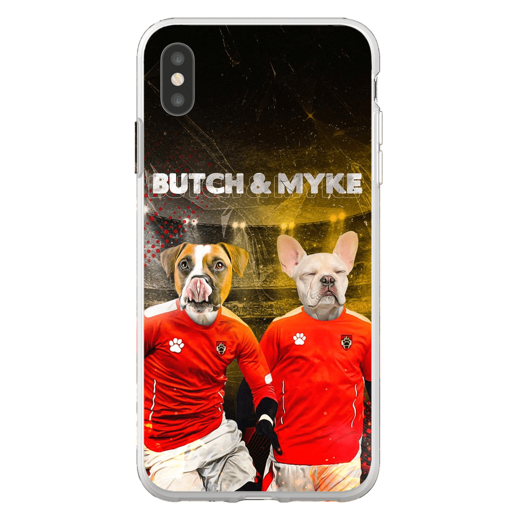 &#39;Austria Doggos&#39; Funda personalizada para teléfono con 2 mascotas