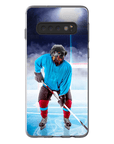 Funda para móvil personalizada 'El jugador de hockey'