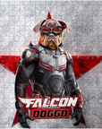 Rompecabezas personalizado para mascotas 'Falcon Doggo'