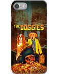 Funda personalizada para teléfono con 2 mascotas 'The Doggies'