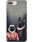 Funda personalizada para teléfono con 2 mascotas 'Duque y Archiduquesa'