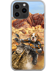 Funda para móvil personalizada 'Dogati Rider'