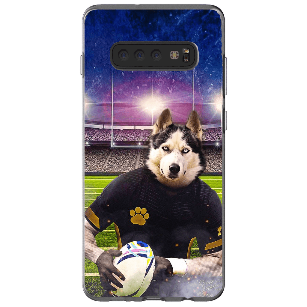 Funda para móvil personalizada &#39;El jugador de rugby&#39;