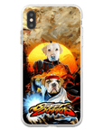 Funda personalizada para teléfono con 2 mascotas 'Street Doggos'