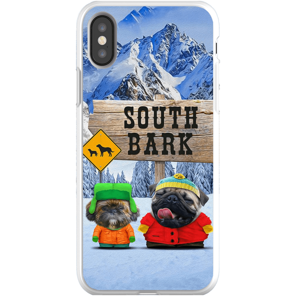 Funda personalizada para teléfono con 2 mascotas &#39;South Bark&#39;