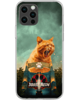 Funda para móvil personalizada 'Jurassic Meow'