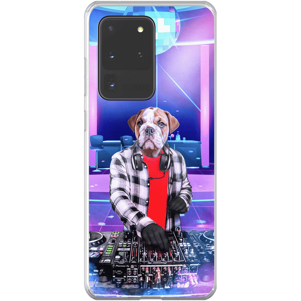 Funda para móvil personalizada &#39;El DJ masculino&#39;