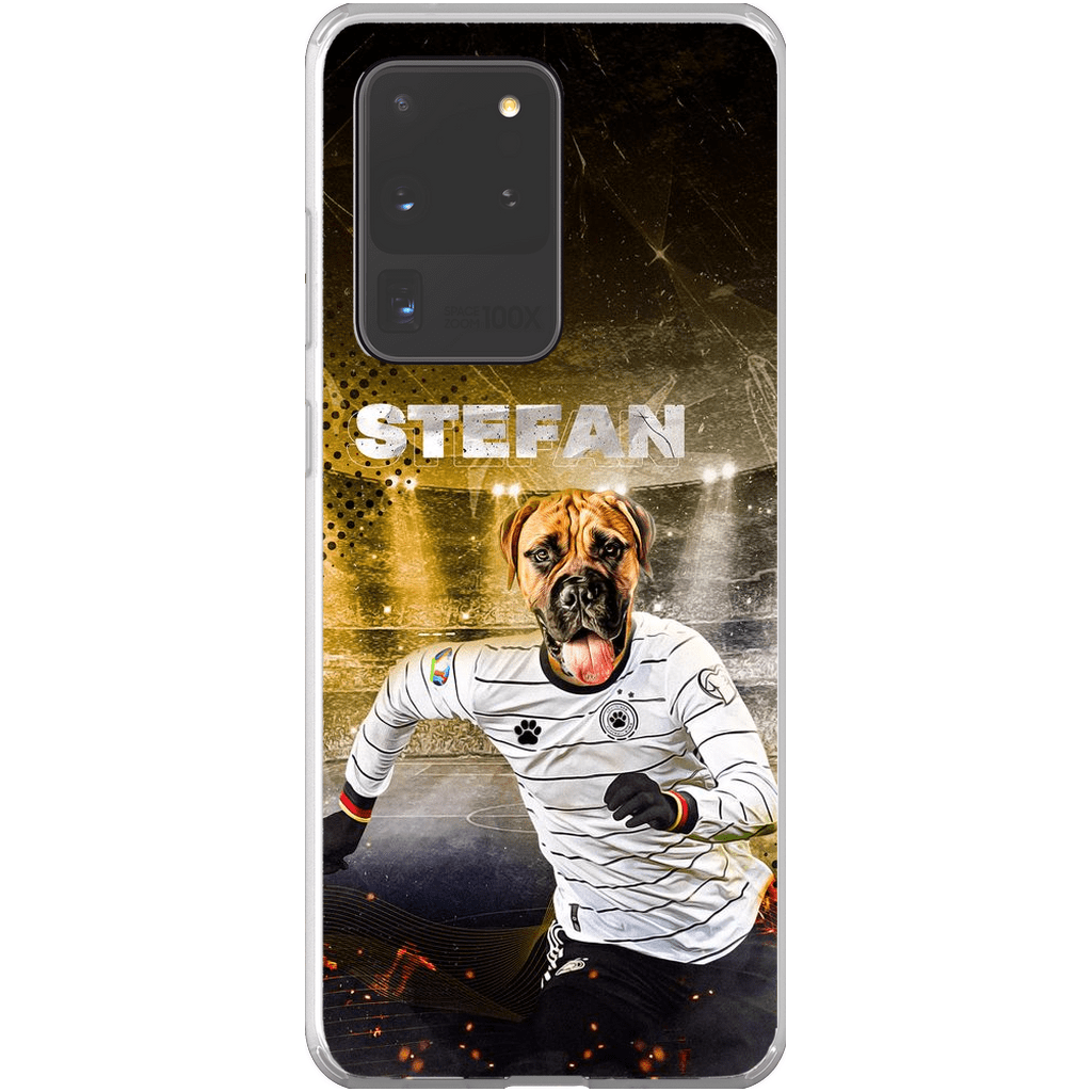 Funda para móvil personalizada &#39;Alemania Doggos Soccer&#39;