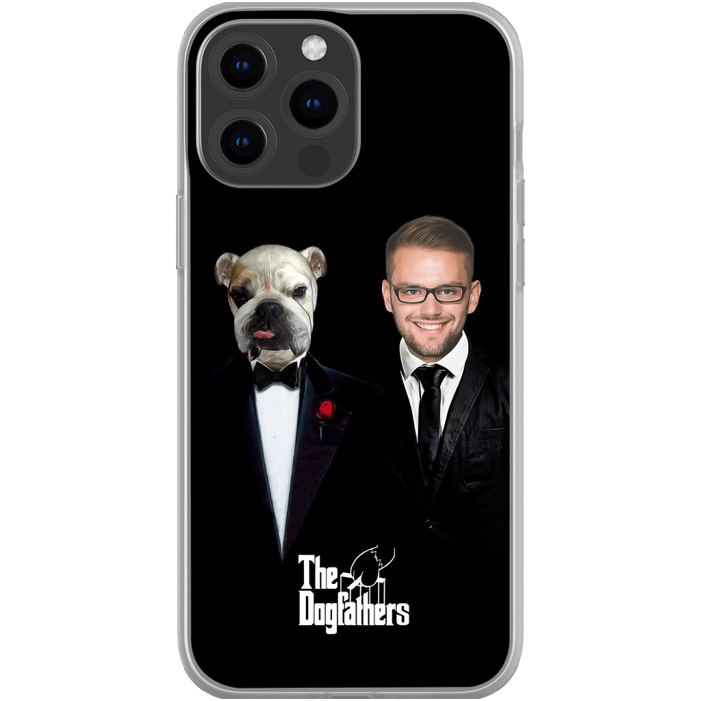 Funda personalizada para teléfono humano o mascota &#39;The Dogfathers&#39;