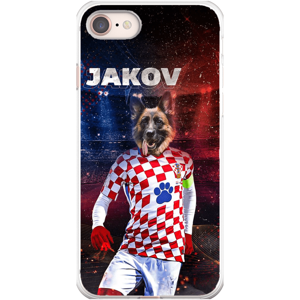 Funda para móvil personalizada &#39;Croacia Doggos Soccer&#39;