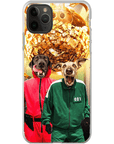 Funda personalizada para teléfono con 2 mascotas 'Squid Paws'