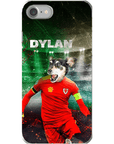 Funda para teléfono personalizada 'Wales Doggos Soccer'