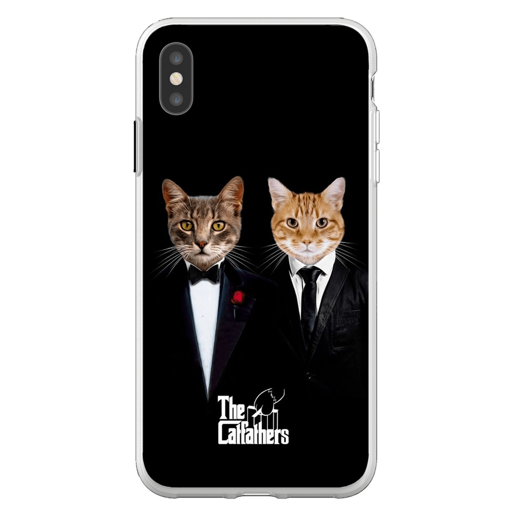 Funda personalizada para teléfono con 2 mascotas &#39;The Catfathers&#39;