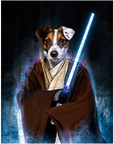 Rompecabezas personalizado para mascotas 'Doggo-Jedi'