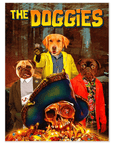 Póster personalizado de 3 mascotas 'The Doggies'