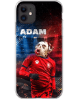 Funda para teléfono personalizada 'Fútbol de Doggos Checos'