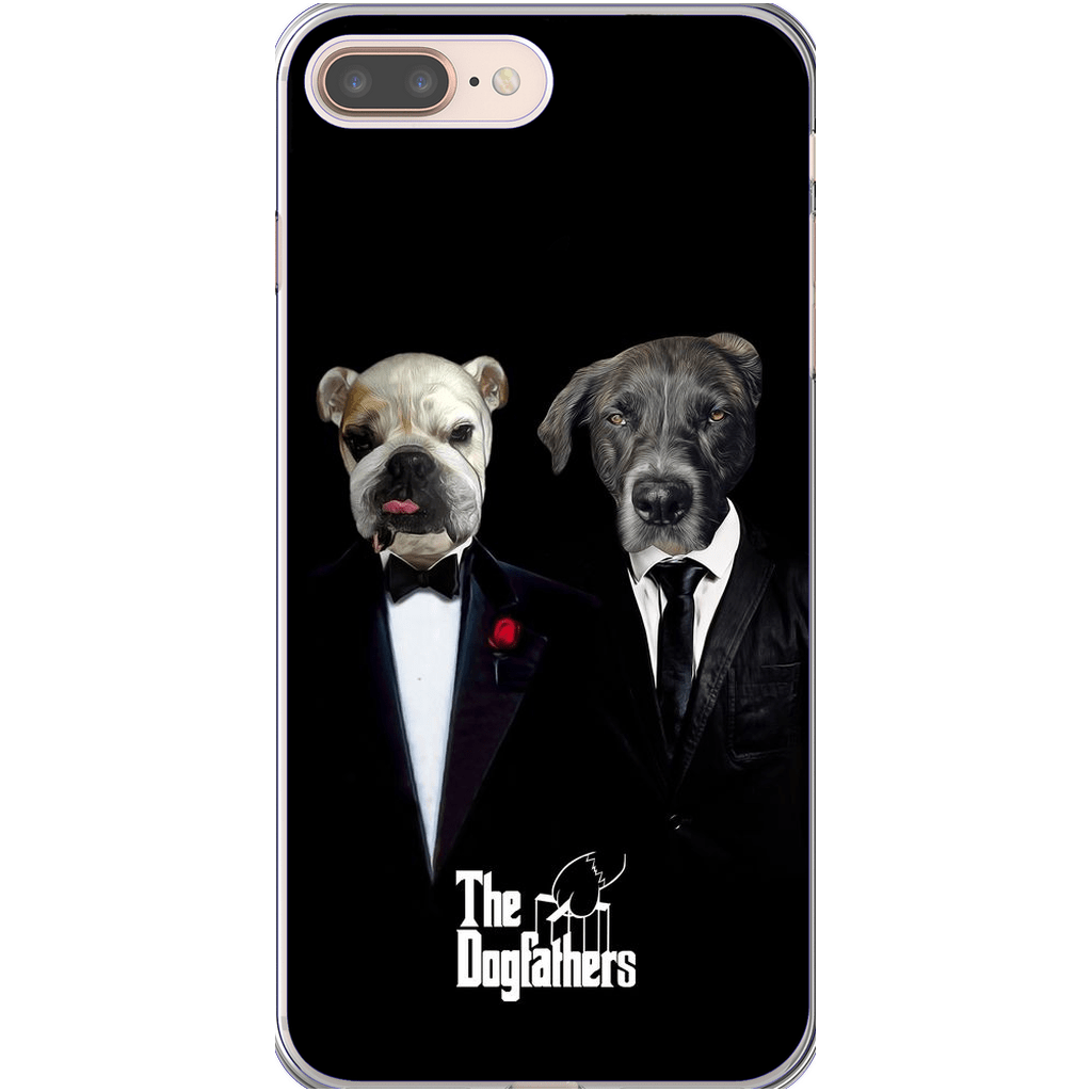 Funda personalizada para teléfono con 2 mascotas &#39;The Dogfathers&#39;