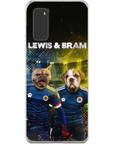 Funda personalizada para teléfono con 2 mascotas 'Scotland Doggos'