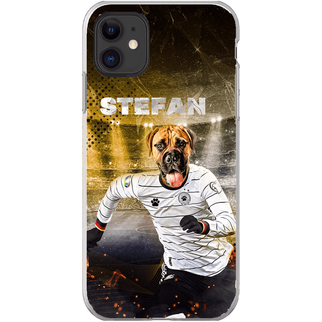 Funda para móvil personalizada &#39;Alemania Doggos Soccer&#39;